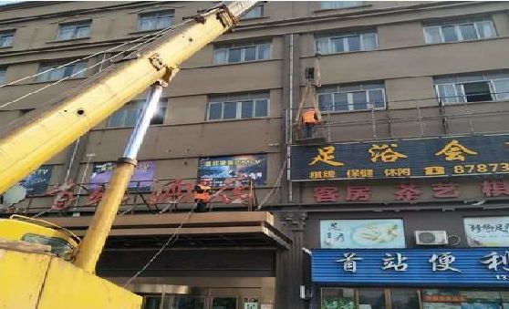 镇江安装较高的门店招牌有什么好的方法？